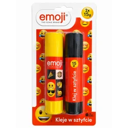 KLEJ W SZTYFCIE 15 G 2 SZTUKI EMOJI