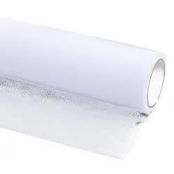 BIAŁY TIUL DEKORACYJNY 15CM 9M NA STÓŁ I DEKORACJE