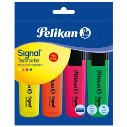 ZAKREŚLACZ SIGNAL 4 KOLORY PELIKAN