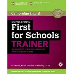 FIRST FOR SCHOOLS TRAINER FOR