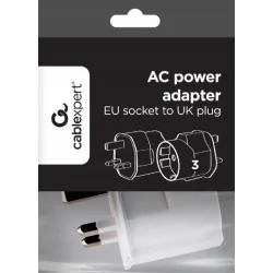 ADAPTER GNIAZDKA SCHUKO NA UK 13A UNIWERSALNA PRZEJŚCIÓWKA