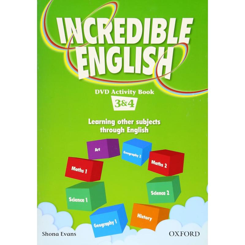 INCREDIBLE ENGLISH DVD ACTIVITY BOOK 3&4