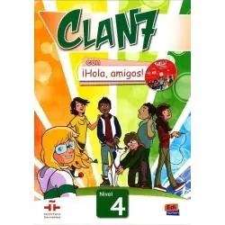 CLAN 7 CON HOLA AMIGOS 4 PODRĘCZNIK