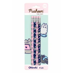 OŁÓWEK Z GUMKĄ PUSHEEN 4 SZTUKI ST. MAJEWSKI