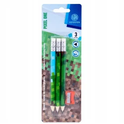 OŁÓWKI JUMBO PIXEL ONE Z TEMPERÓWKĄ 3 SZTUKI ASTRA