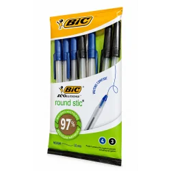 DŁUGOPIS NIEBIESKI I CZARNY 7 SZTUK BIC