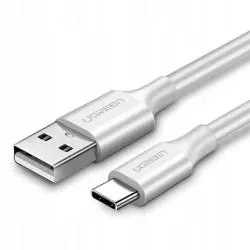 KABEL USB-A DO USB-C 3A 1M BIAŁY SZYBKIE ŁADOWANIE US287 UGREEN
