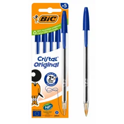 DŁUGOPIS NIEBIESKI 5 SZTUK BIC