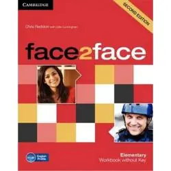 FACE2FACE ELEMENTARY WORKBOOK WITHOUT KEY