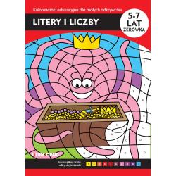 LITERY I LICZBY KOLOROWANKI EDUKACYJNE DLA MAŁYCH ODKRYWCÓW