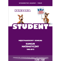 KANGUR MATEMATYKA Z WESOŁYM KANGUREM STUDENT 1992-2015