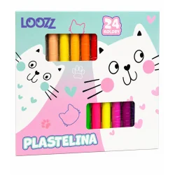 PLASTELINA 24 KOLORY LOOZZ