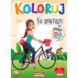 NA ROWERZE. KOLORUJ
