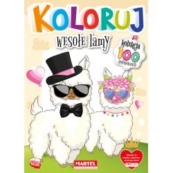 WESOŁE LAMY. KOLORUJ