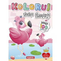 SŁODKIE FLAMINGI. KOLORUJ