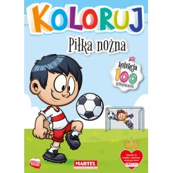 PIŁKA NOŻNA KOLORUJ