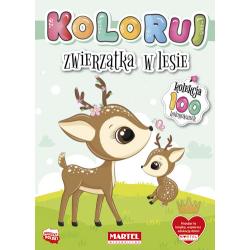 ZWIERZĄTKA W LESIE. KOLORUJ