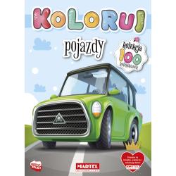 POJAZDY. KOLORUJ