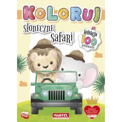 SŁONECZNE SAFARI KOLORUJ
