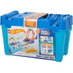 HOT WHEELS TRACK BUILDER MULTI LOOP BOX ZESTAW TORÓW I PĘTLI 6+