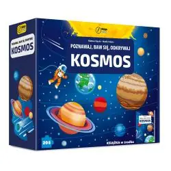 ZESTAW EDUKACYJNY KOSMOS KSIĄŻKA I PUZZLE 205 ELEMENTÓW POZNAWAJ BAW SIĘ ODKRYWAJ 6+