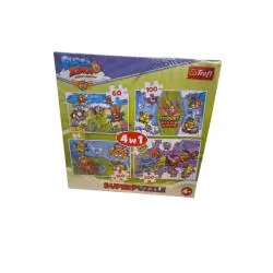 PUZZLE 4W1 SUPER ZINGS SUPER PUZZLE 520 ELEMENTÓW TREFL 4+