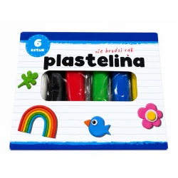 PLASTELINA SZKOLNA OKRĄGŁA 6 KOLORÓW