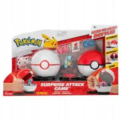 POKEMON SURPRISE ATTACK SQUIRTLE VS JIGGLYPUFF GRA JAZWARES 4+