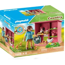 PLAYMOBIL KURNIK KURY KOGUT I PISKLĘTA 4+