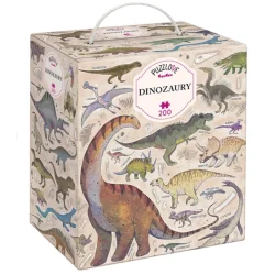 PUZZLE DINOZAURY 200 ELEMENTÓW DLA DZIECI CZUCZU PUZZLOVE 7+