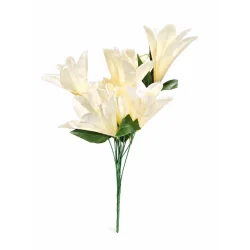 SZTUCZNE LILIE BIAŁE WYSOKI BUKIET 57 CM DEKORACYJNY