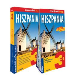 HISZPANIA 3W1 PRZEWODNIK + ATLAS + MAPA II GATUNEK