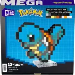 MEGA CONSTRUX POKEMON SQUIRTLE PIXEL ART 367 ELEMENTÓW 13+