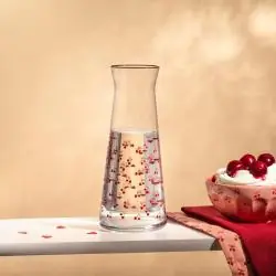 KARAFKA SZKLANA HOMLA CHERISH LOVE 1,2 L W WIŚNIE