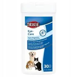 CHUSTECZKI NAWILŻANE DO PIELĘGNACJI OCZU TRIXIE 30 SZT. DLA PSA I KOTA