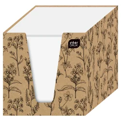 KOSTKA PAPIEROWA W KUBIKU KRAFT 9 X 9 X 9 CM INTERDRUK