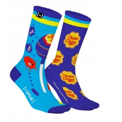 SKARPETKI CHUPA CHUPS NIEBIESKIE ROZMIAR 39-42 CAPSLAB
