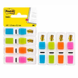 ZAKŁADKI INDEKSUJĄCE 11,9 X 43,1 MM 4 KOLORY POST-IT