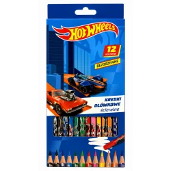 KREDKI OŁÓWKOWE HOT WHEELS 12 KOLORÓW