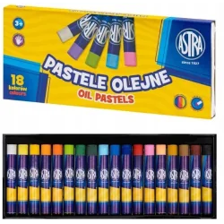 PASTELE OLEJNE 18 KOLORÓW ASTRA