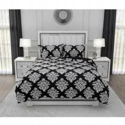 KOMPLET POŚCIELI GLAMOUR 160X200 CM BAWEŁNA 100% FARO