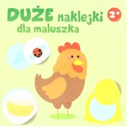 KURA. DUŻE NAKLEJKI DLA MALUSZKA 2+