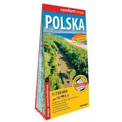 POLSKA. LAMINOWANA MAPA SAMOCHODOWA 1:750 000