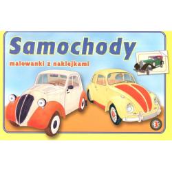 SAMOCHODY. MALOWANKI Z NAKLEJKAMI