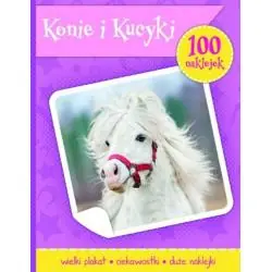 KONIE I KUCYKI KSIĄŻECZKA Z PLAKATEM I 100 NAKLEJEK