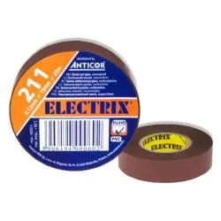 TAŚMA ELEKTROIZOLACYJNA PVC BRĄZOWA 19 MM X 20 M ANTICOR