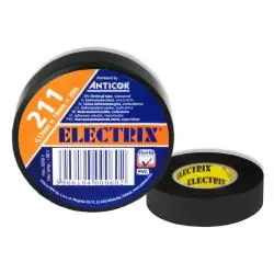 TAŚMA ELEKTROIZOLACYJNA PVC CZARNA 19 MM X 20 M ANTICOR