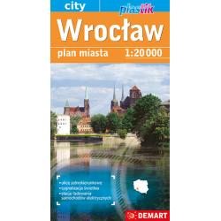 WROCŁAW PLAN MIASTA 1:20 000