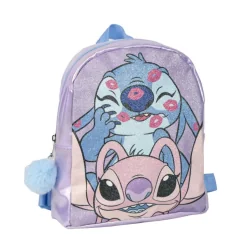 PLECAK PRZEDSZKOLNY BROKATOWY STITCH 23 CM