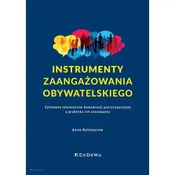 INSTRUMENTY ZAANGAŻOWANIA OBYWATELSKIEGO